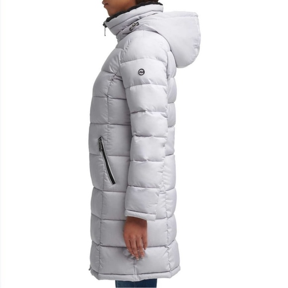 Andrew Marc Long Stretch Puffer Jacket - Picture 2 of 16
